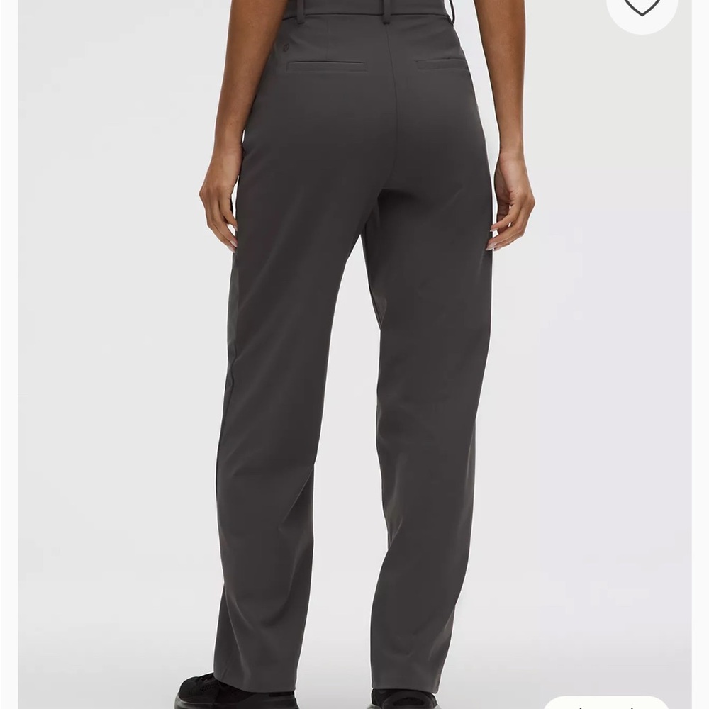Lululemon NWT Daydrift High-Rise Straight-Leg Trouser Regular M Graphite Grey - Picture 10 of 14